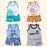 2PCS Kids Summer Outfit Set – Cotton Sleeveless Tank Top & Shorts for Boys and Girls