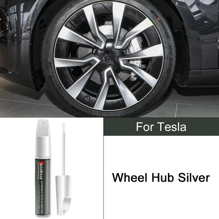 Tesla Scratch Repair & Wheel Touch-Up Pen – For Model 3, Y, S, X | Clear Coat Gloss Enhancer | Car Paint Scratch Remover