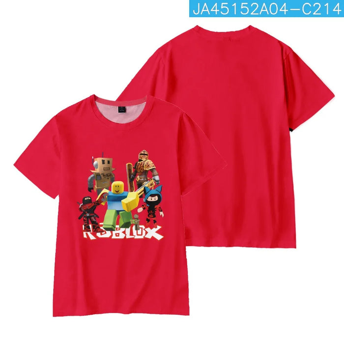 Roblox kid Game Sports T-shirt Short sleeve top