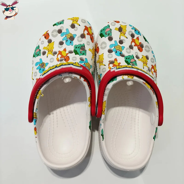 Pokémon Pikachu Kids’ Sandals – Summer Croc-Style Beach Slippers