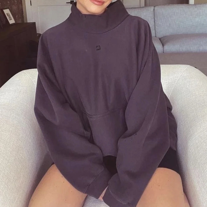 Kanye West YZY Streetwear Velvet Vintage Clothing Tops Sweatshirt Pullover
