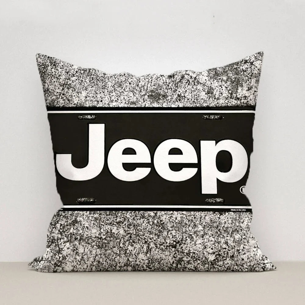 Jeeps Decorative Pillowcases 40x40 Plush Lounge Chairs Cushion Cover 45*45 Pillowcase