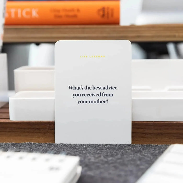 Icebreaker Conversation Card Game – Deep Talk Deck by BestSelf | Fun Conversation Starter to Strengthen Relationships & Build Connections