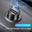 100W/200W Mini Car Charger – QC3.0 PD Fast Charging USB & Type-C Adapter for iPhone, Samsung (12V-24V)