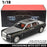 1:18 Rolls-Royce Phantom Die-Cast Model – Zinc Alloy Pull-Back Car with Sound & Light, Realistic Collectible Toy