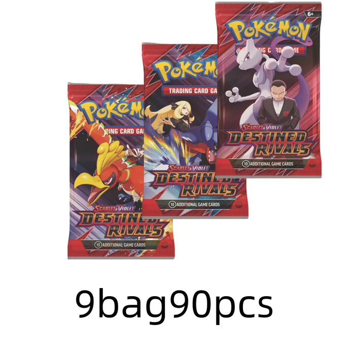 324/360 Pcs JAKA Pokémon Card Set – 151 Destined Rivals, Prismatic Evolutions, Sun & Moon English Battle Trading Cards