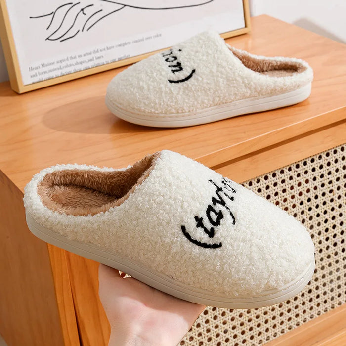 Taylor's Style Version TS Swifties Music Tour Plush Home Slippers