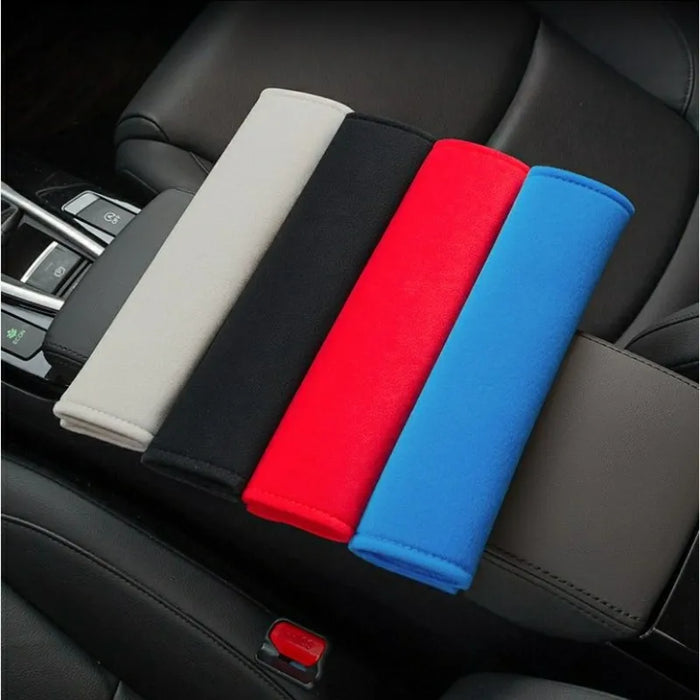 2pcs Car Seat Belt Cover Cotton Seat Belt Shoulder Guard For Jeep Renegade Wrangler JK JL Grand Cherokee Compass Patriot