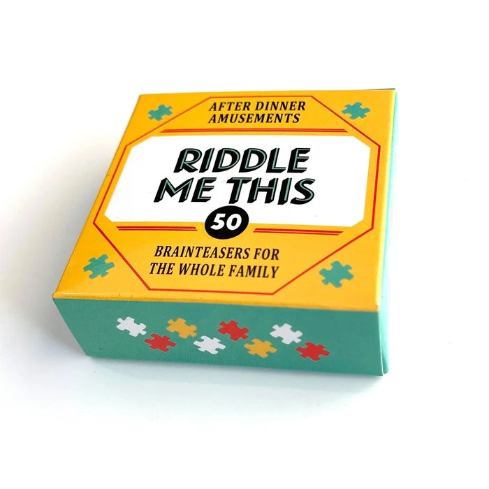 Riddle Me This – Mini Card Game | Fun Party & Travel Game for Friends, Drinking Nights, and Family Gatherings
