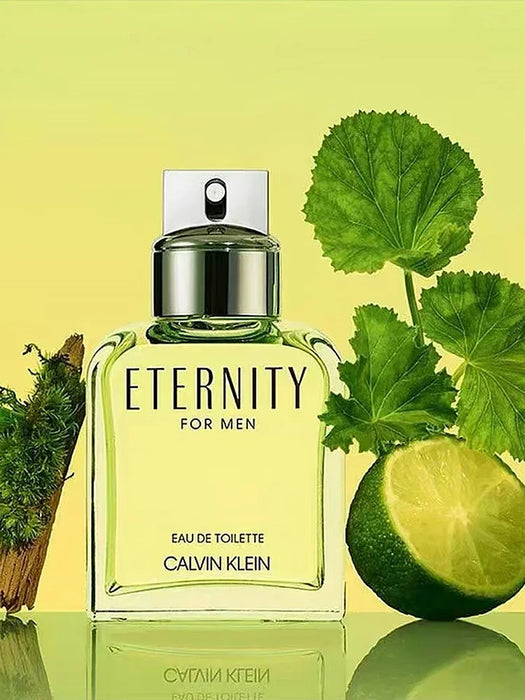 Calvin Klein Eternity for Men – 100 ml Eau de Toilette, Timeless Fuchsia Aromatic Fragrance, Long-Lasting & Authentic