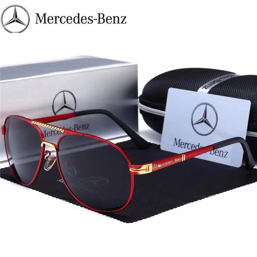 Mercedes Benz™ Elite Polarized Driving Sunglasses – Anti-Glare Eyewear for Mercedes Enthusiasts