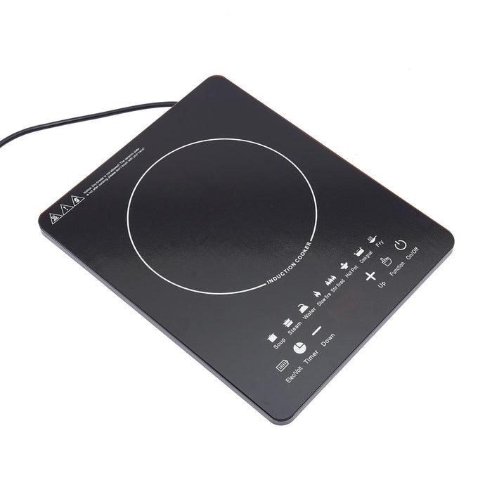 HeatMate™ 750W Portable Induction Cooktop – Electric Counter Stove with Timer, Warm Mode & Presets
