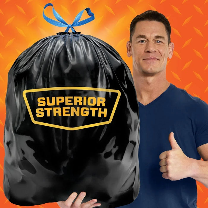 Ultra Strong 13-Gallon Tall Kitchen Trash Bags – Lavender & Sweet Vanilla Odor Control, Leak-Resistant Drawstring, 80 Count