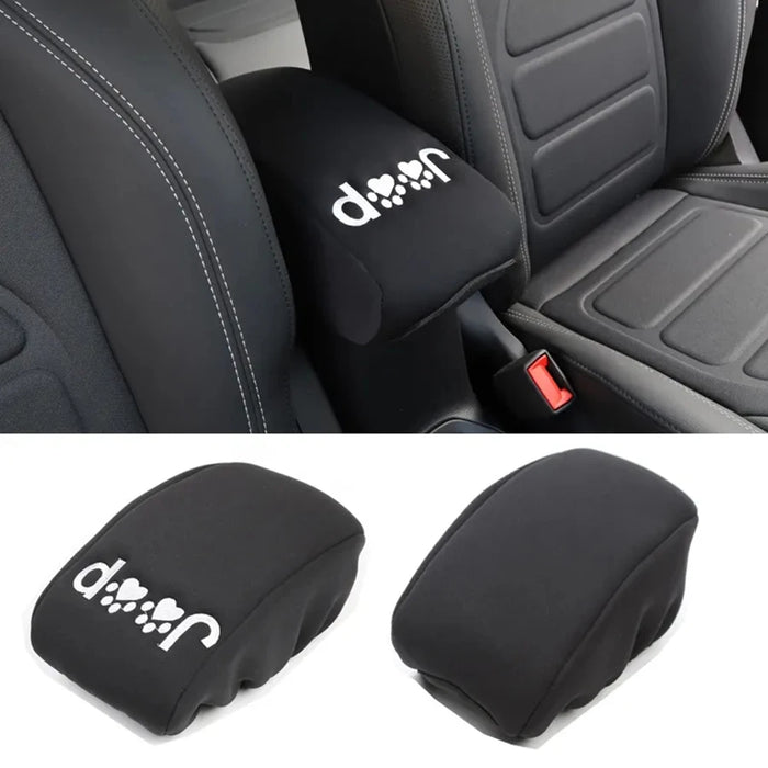 1Pcs Velvet Sponge Armrest Box Cover Pad For Jeep Renegade Car Interior Accessories