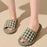 Luxury Designer Indoor Slippers – Soft Cotton, Lightweight & Anti-Slip Retro Home Slides for Ultimate Comfort
