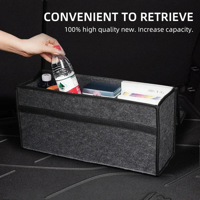 TrunkTidy™ Large Trunk Organizer – Heavy-Duty Foldable Cargo Storage for Mercedes-Benz CLS & CLA