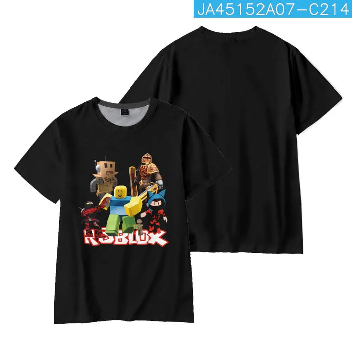 Roblox kid Game Sports T-shirt Short sleeve top