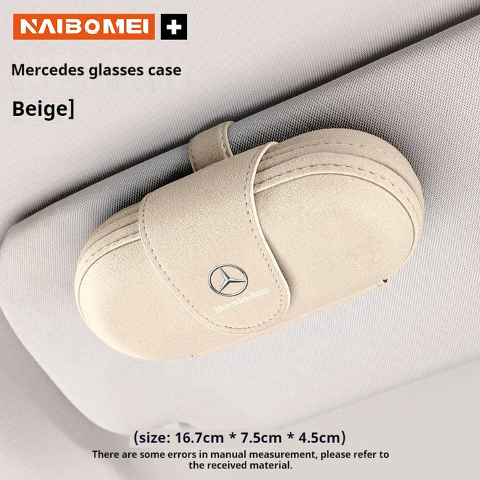 Mercedes-Benz™ Visor Glasses Case – Premium Sunglasses Holder for Mercedes-Benz A/C/E/V/GLC/ML/SLK/GLK & More