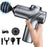 Mini Deep Tissue Massage Gun – Quiet Brushless Motor with 4 Interchangeable Heads | Portable Muscle Massage & Relaxation Device