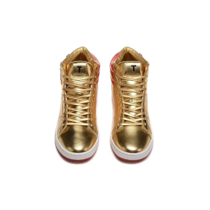 Trump GOLD MAGA 2024 NEVER SURRENDER Sneakers