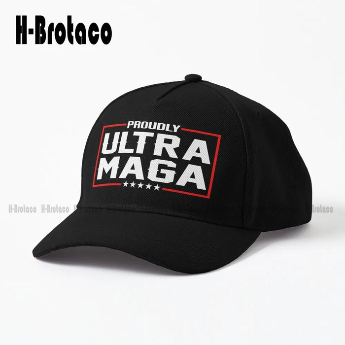 Proudly Ultra Maga Trending And Dad Hat Trump 2024 Baseball Cap