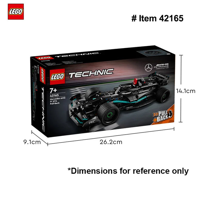 LEGO® Technic 42165 Mercedes-AMG F1 W14 E Performance – 175-Piece Pull-Back Race Car Set (Ages 7+)