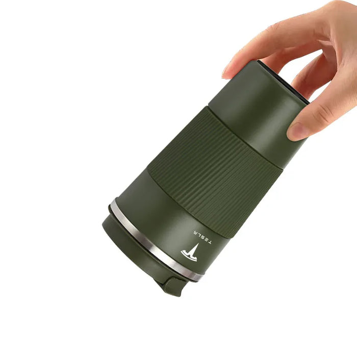 Stainless Steel Thermal Mug – Tesla-Inspired Travel Cup (Fits Model 3/S/X/Y, Cybertruck, Roadster)