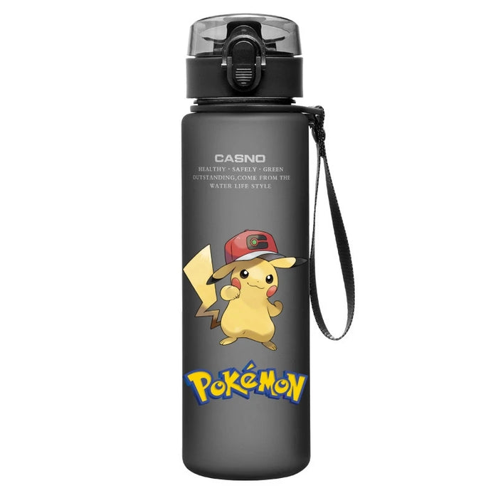 Pokemon Anime Portable Pikachu Cartoon Outdoor Sports Large Capacity Water Bottle