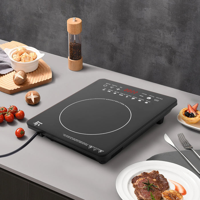 HeatMate™ 750W Portable Induction Cooktop – Electric Counter Stove with Timer, Warm Mode & Presets