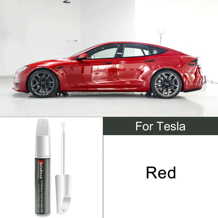 Tesla Scratch Repair & Wheel Touch-Up Pen – For Model 3, Y, S, X | Clear Coat Gloss Enhancer | Car Paint Scratch Remover