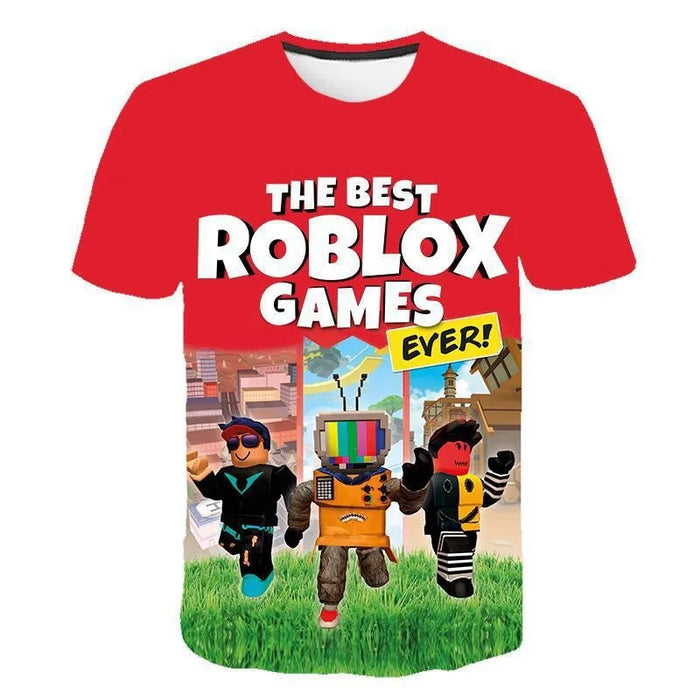 Roblox™ Kids T-Shirt – Roblox-Inspired Short Sleeve Tee for Summer Comfort & Style