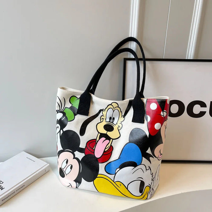 Disney Cartoon Mickey Fashion Shoulder Women's Versatile Tote Bag