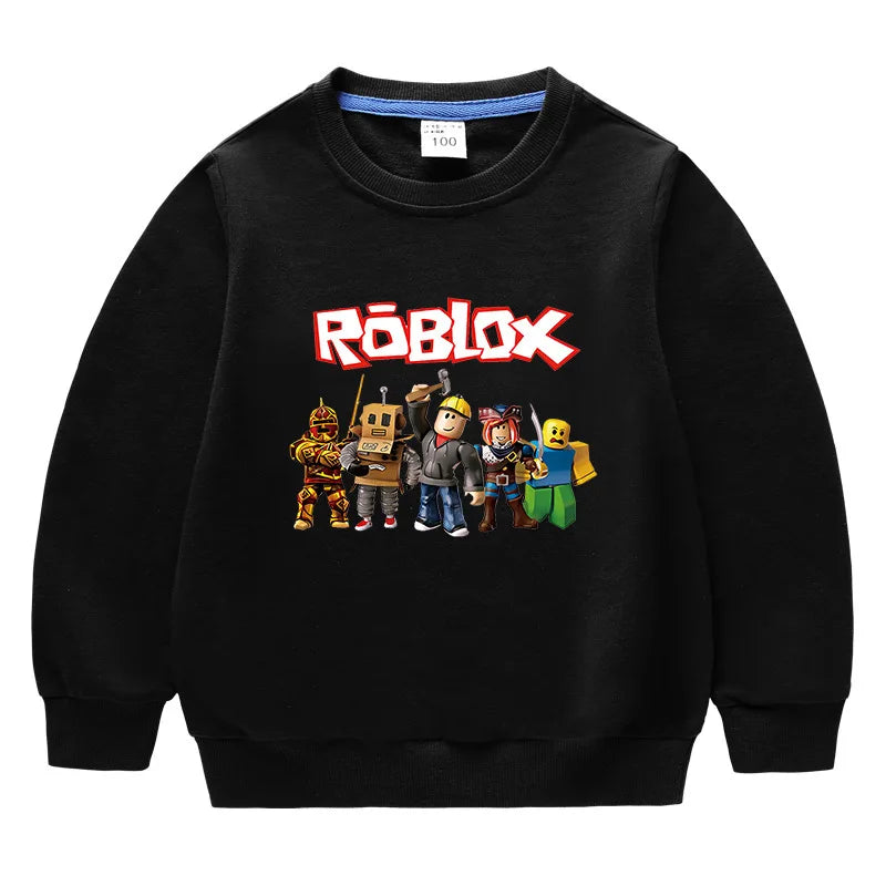 ROBLOX™ Kids Cotton Hoodie – Roblox-Inspired Long Sleeve Sweatshirt for Toddlers & Young Children