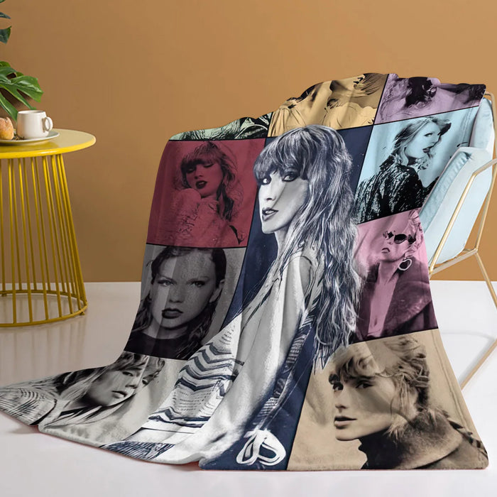 Taylor Swift Throw Blanket Warm Plush Blankets