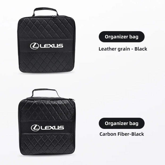 Premium Lexus EV Charging Cable Storage Bag | Waterproof Trunk Organizer Box