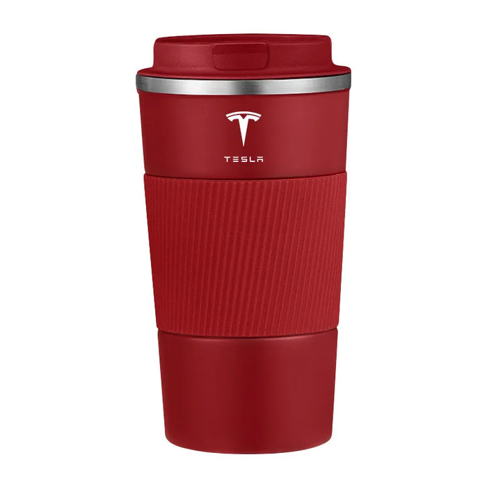 Stainless Steel Thermal Mug – Tesla-Inspired Travel Cup (Fits Model 3/S/X/Y, Cybertruck, Roadster)