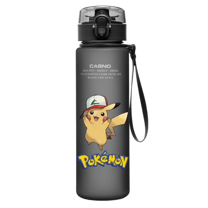 Pokemon Anime Portable Pikachu Cartoon Outdoor Sports Large Capacity Water Bottle