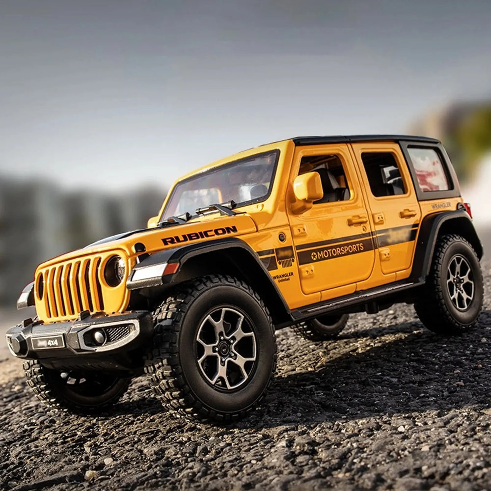 1:22 Model Wrangler Diecast Toy Car Model, Scale Metal Alloy Vehicle for Kids Boys Girls Adults, Doors Open,Gifts