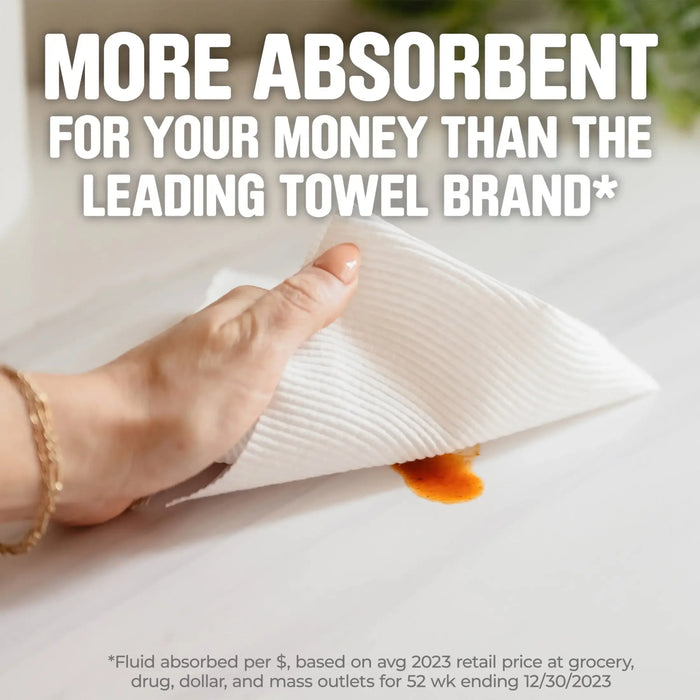 Scott™ Paper Towels – 6 Double Rolls with Choose-A-Sheet Flex & Quick-Absorb Texture