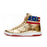 Trump Gold Men's MAGA Sneakers – Patriotic Streetwear Shoes