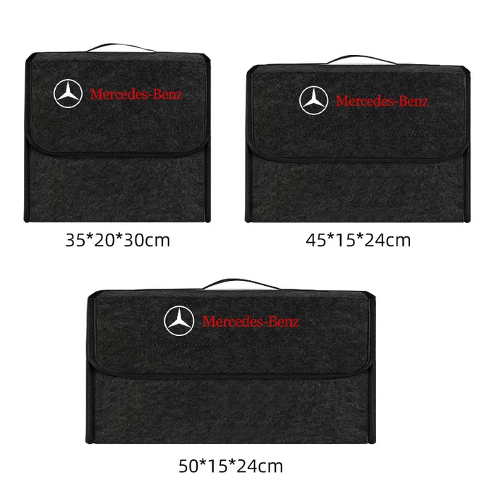 TrunkTidy™ Large Trunk Organizer – Heavy-Duty Foldable Cargo Storage for Mercedes-Benz CLS & CLA