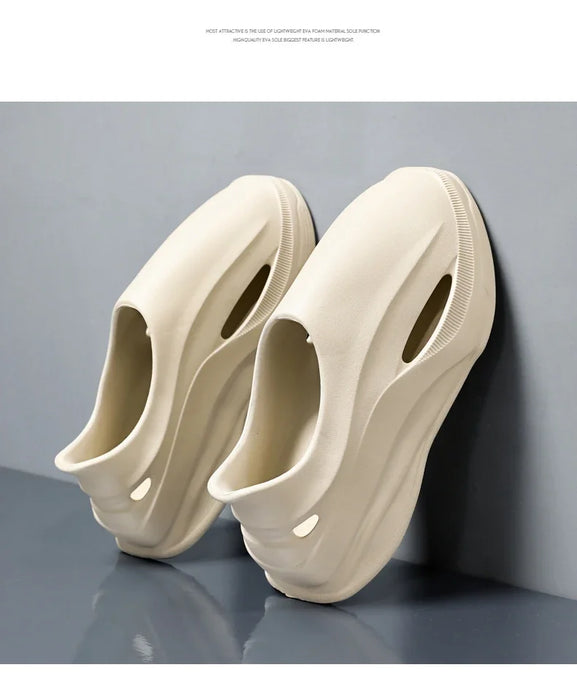 New Yeezy-Inspired Cloud Slides – Thick-Soled Sandals for Men & Women