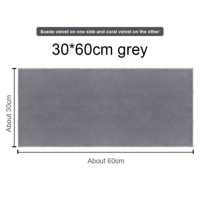 AutoShine™ Premium Microfiber Detailing Towel – Ultra-Absorbent Emblem & Surface Cleaning Rag for Tesla Model 3/S/X/Y/Roadster