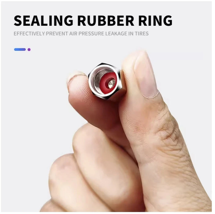 4PCS Mercedes-Benz AMG Metal Tire Valve Stem Caps – Premium Wheel Dust Covers for Mercedes A/B/C/E/S/GLC/CLA/GLE/W204/W205