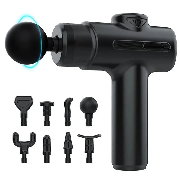 8-Head Electric Massage Gun – Deep Tissue Percussion Massager for Back, Arms & Legs | Muscle Relaxation Tool for Fitness & Recovery