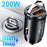 100W/200W Mini Car Charger – QC3.0 PD Fast Charging USB & Type-C Adapter for iPhone, Samsung (12V-24V)