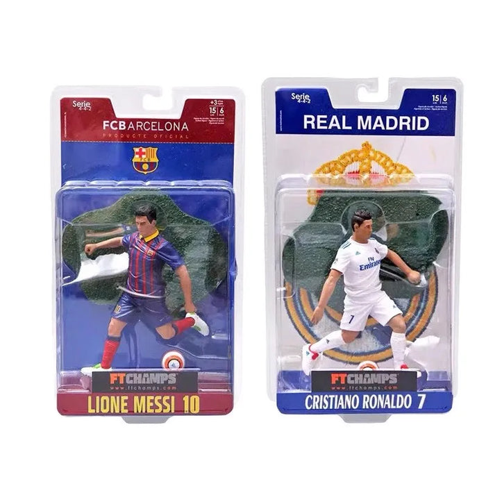 Football 6-inch Messi C.Ronaldo Figurine Model Gift