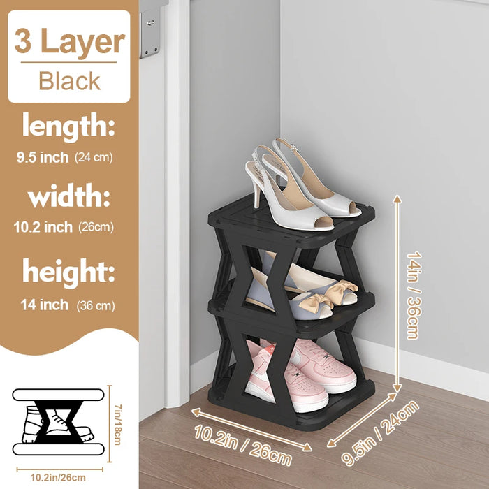 Shoe Rack Storage Organizer Detachable Shoe Racks Family Household Rack Multi Layer Simple Shoes Shelf Color Cabinet