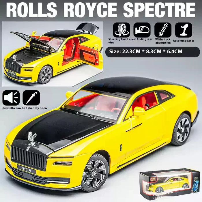 1:24 Rolls-Royce Alloy Die-Cast Model – Shining Luxury Car Collectible, Display Gift for Enthusiasts