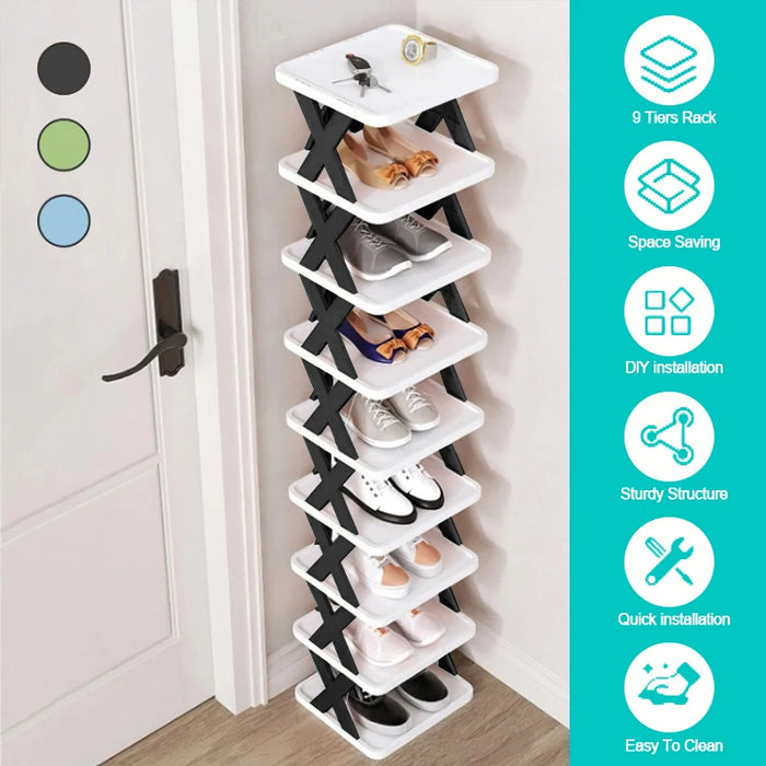 Shoe Rack Storage Organizer Detachable Shoe Racks Family Household Rack Multi Layer Simple Shoes Shelf Color Cabinet